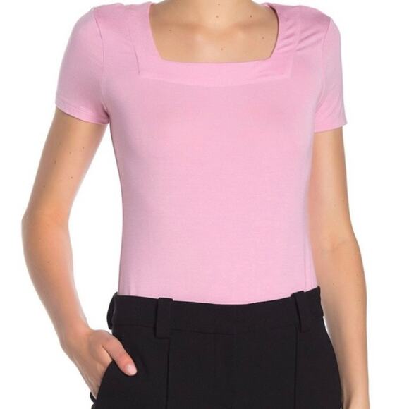 Catherine Malandrino Tee Large Pink - Picture 1 of 6